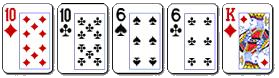 two pair hand at poker